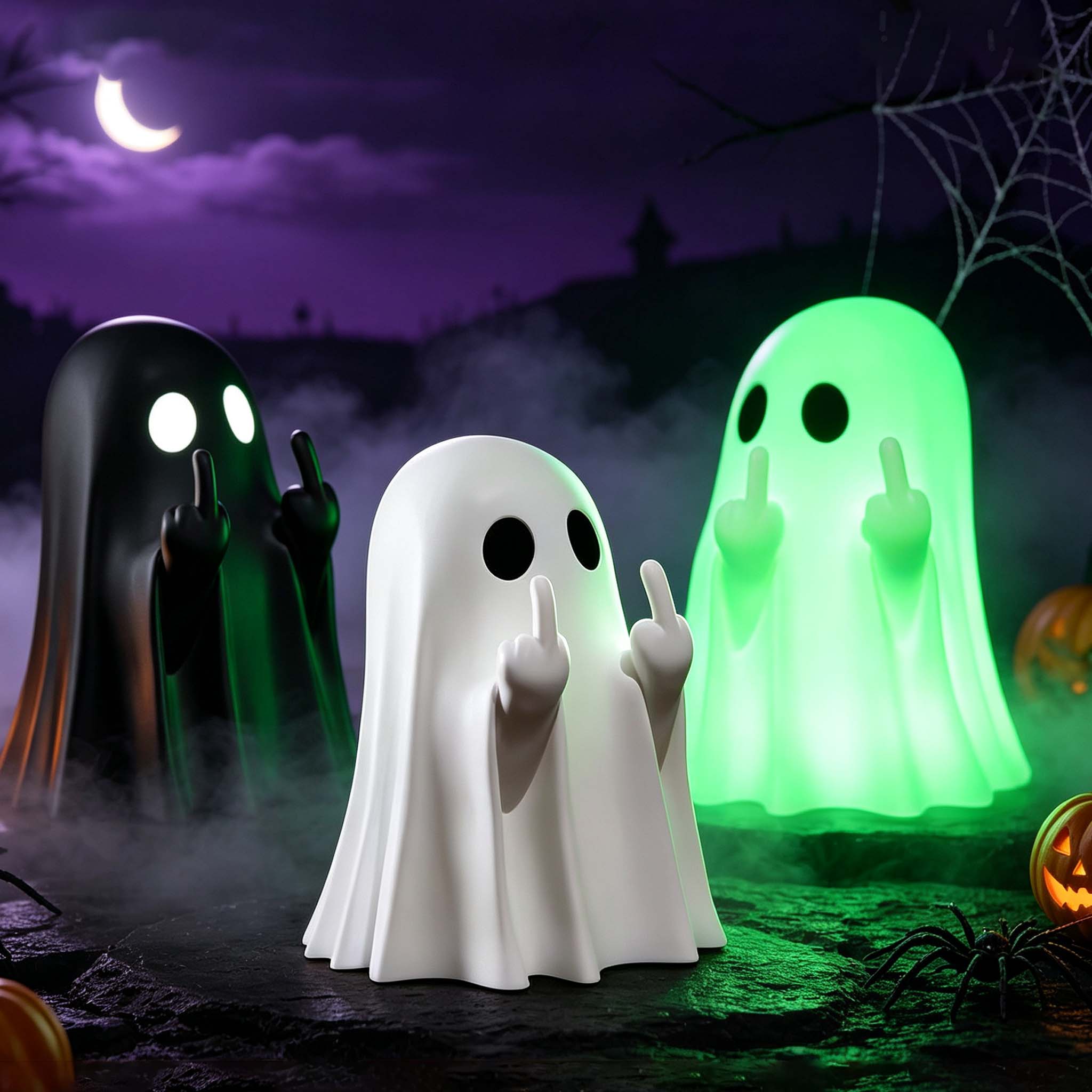 Cubicle Shelf Organizer - Figurinha de Fantasma de Halloween Engraçada