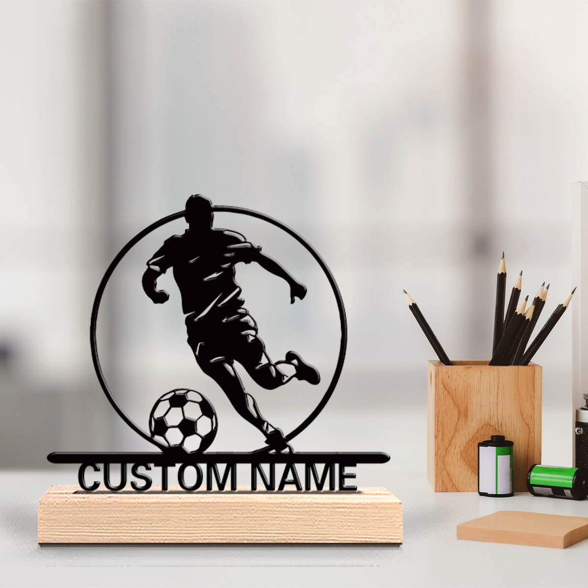 Office Furniture Layout - Estátua de Metal Personalizada de Jogador