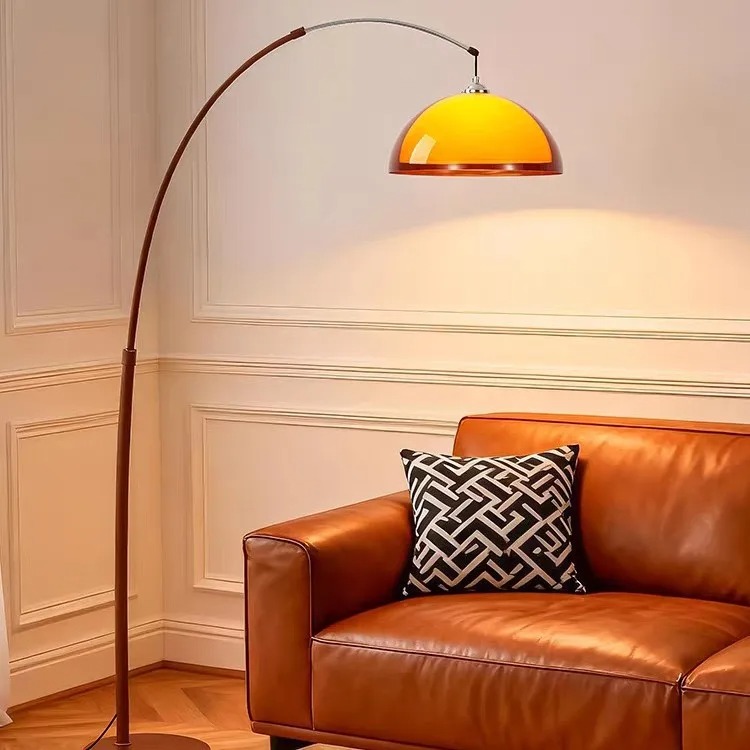 Floor Lamp Arched - Abajur de acrílico vintage, luminária de