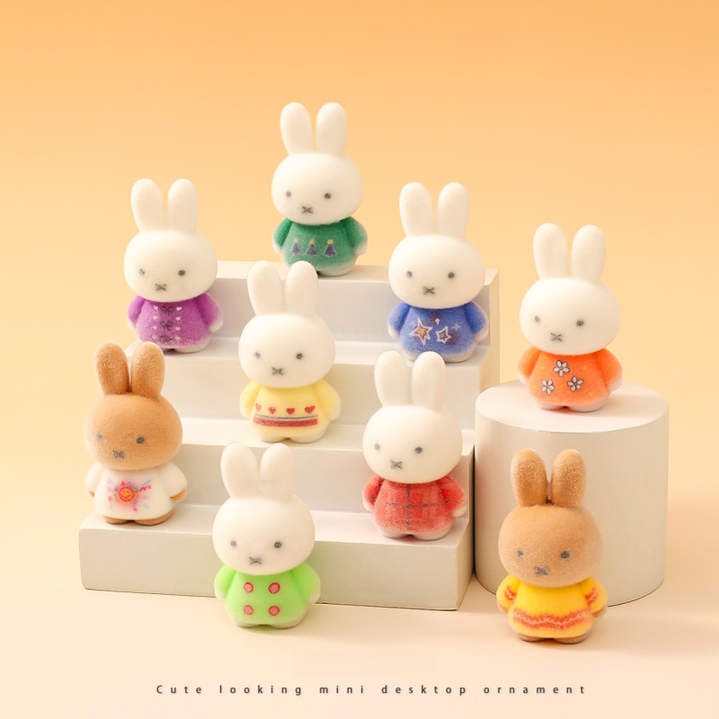 Estátua de Coelho Miffy Kawaii - Cubicle Shelf Organizer avaliação e preço