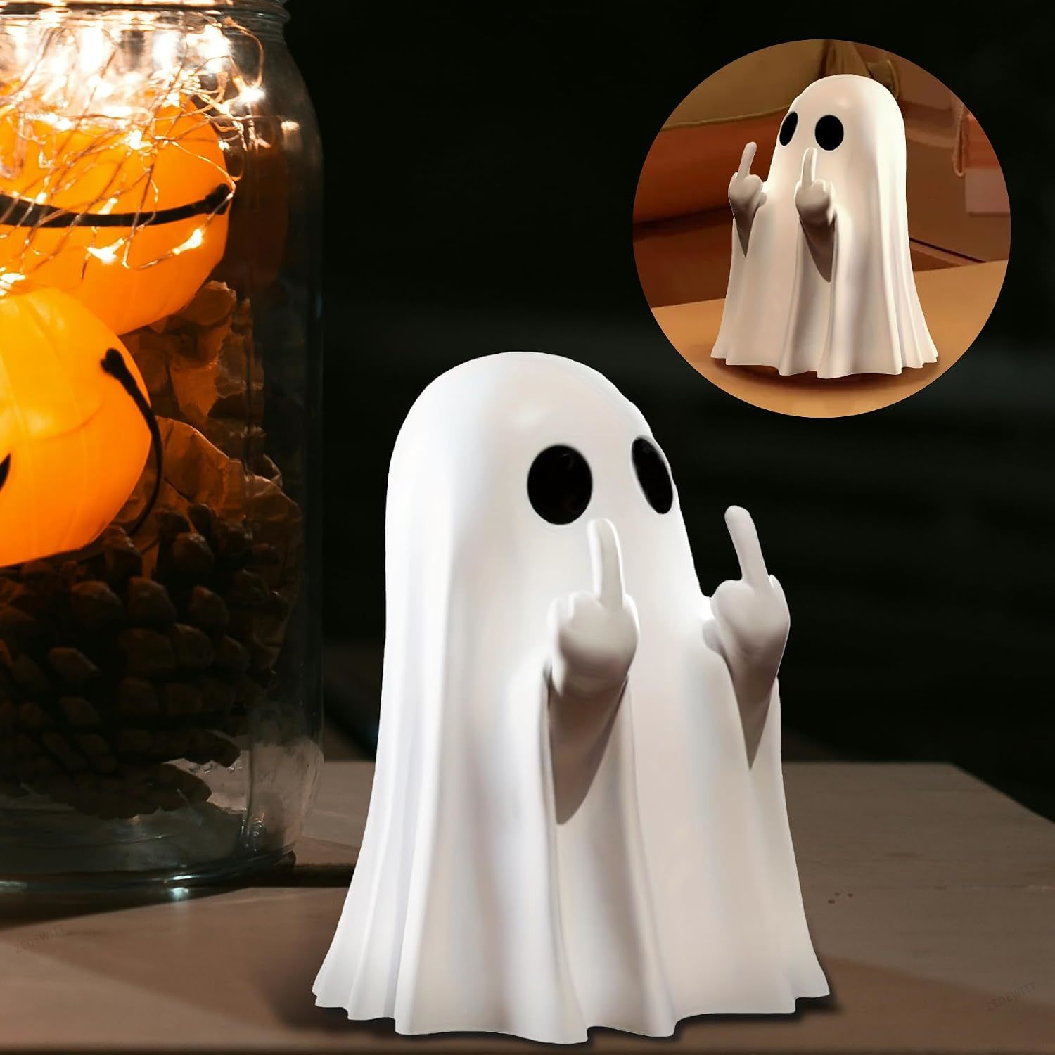 Figurinha de Fantasma de Hallo - Cubicle Shelf Organizer avaliação e preço