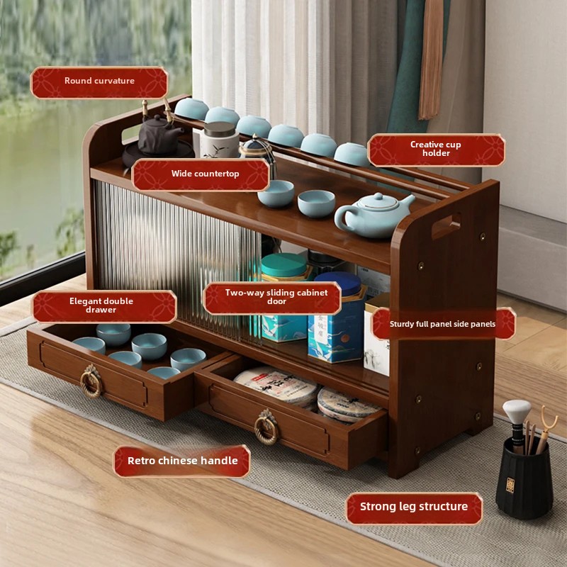 Conjunto de chá de mesa rack d - Room Divider Bamboo avaliação e preço