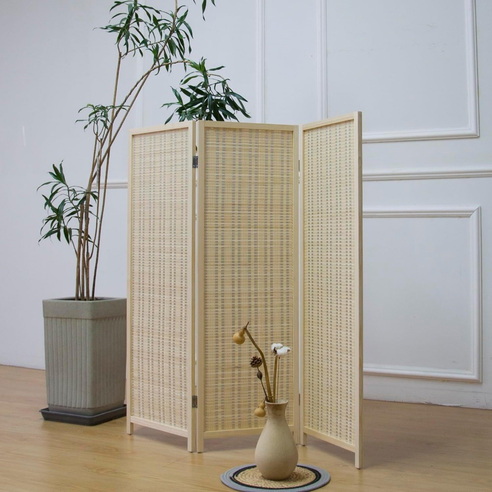 Divisória de Ambiente de 3 Pai - Room Divider Bamboo avaliação e preço