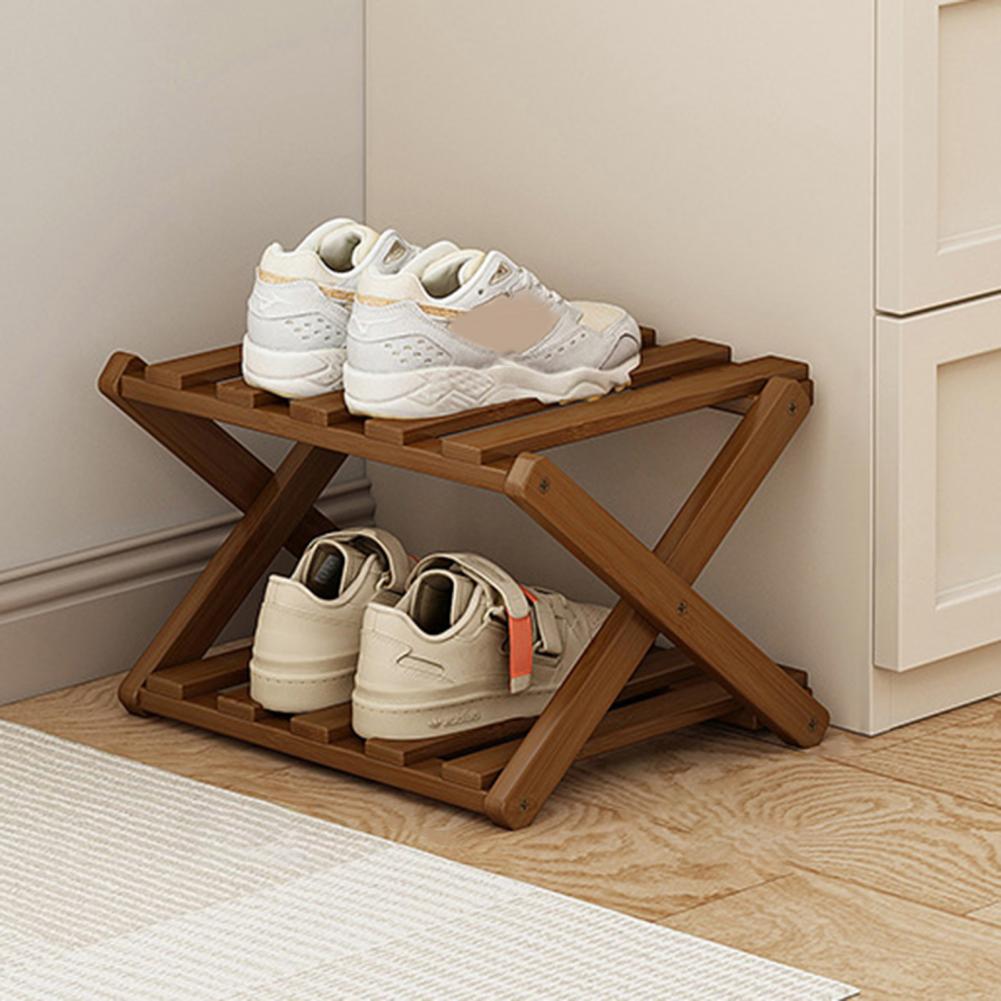 Rack de sapato dobrável de bam - Room Divider Bamboo avaliação e preço