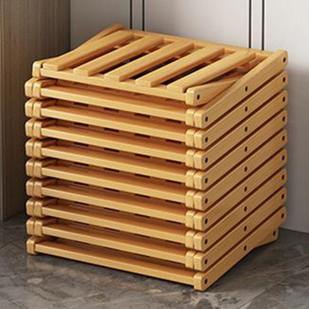 Rack de sapato dobrável de bam - Room Divider Bamboo avaliação e preço