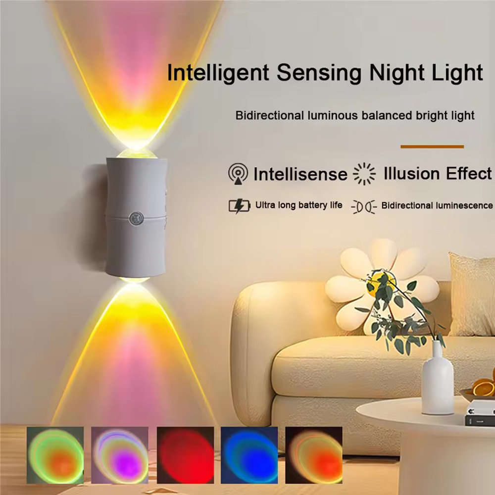 Rgb 7 cores sensor de moviment - Room Divider Bamboo avaliação e preço