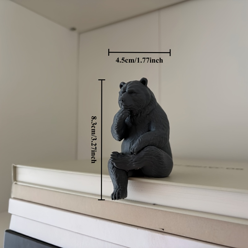 Urso Pensativo Sentado: Estatu - Cubicle Shelf Organizer avaliação e preço