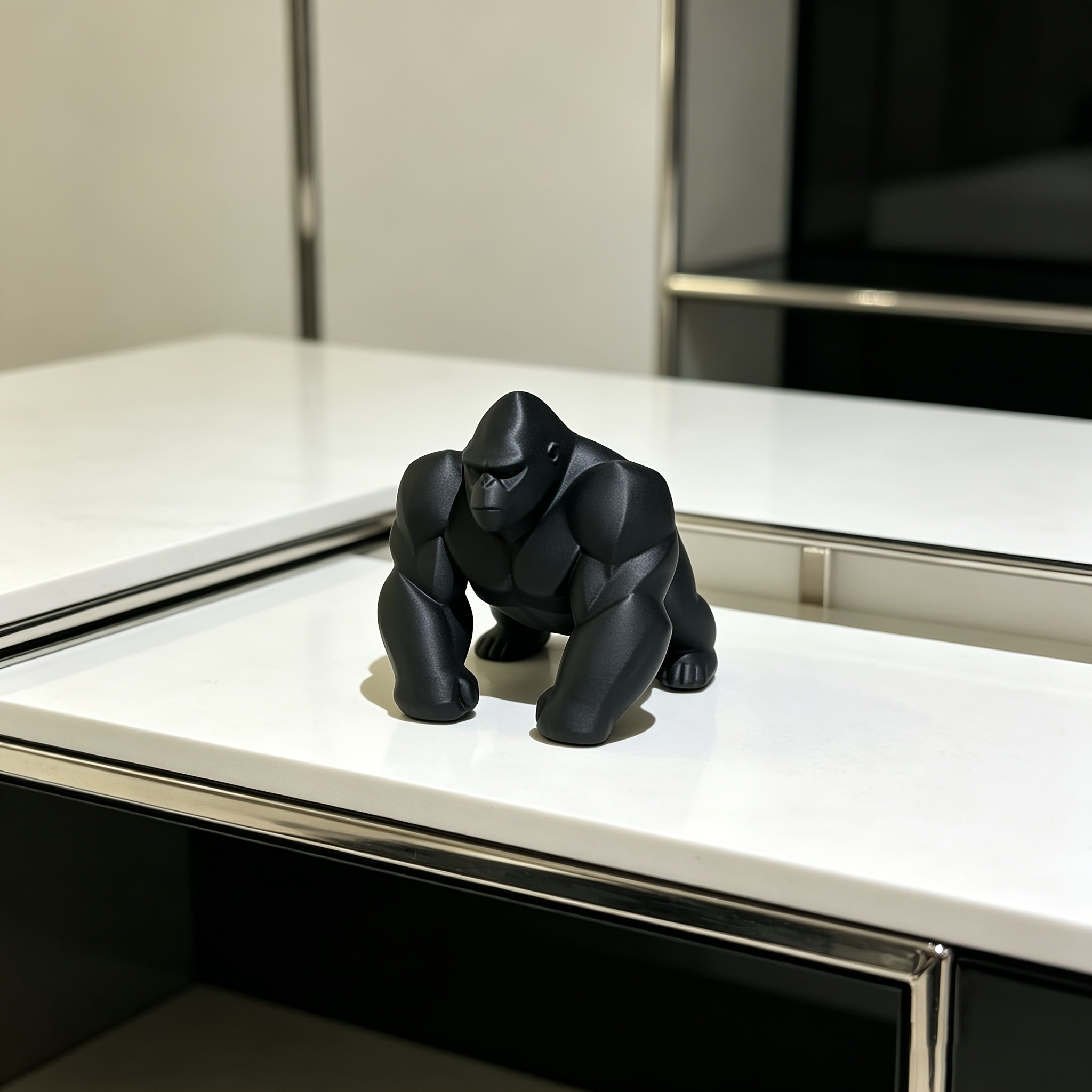 Estátua de Gorila Geométrica e - Office Furniture Wholesale avaliação e preço