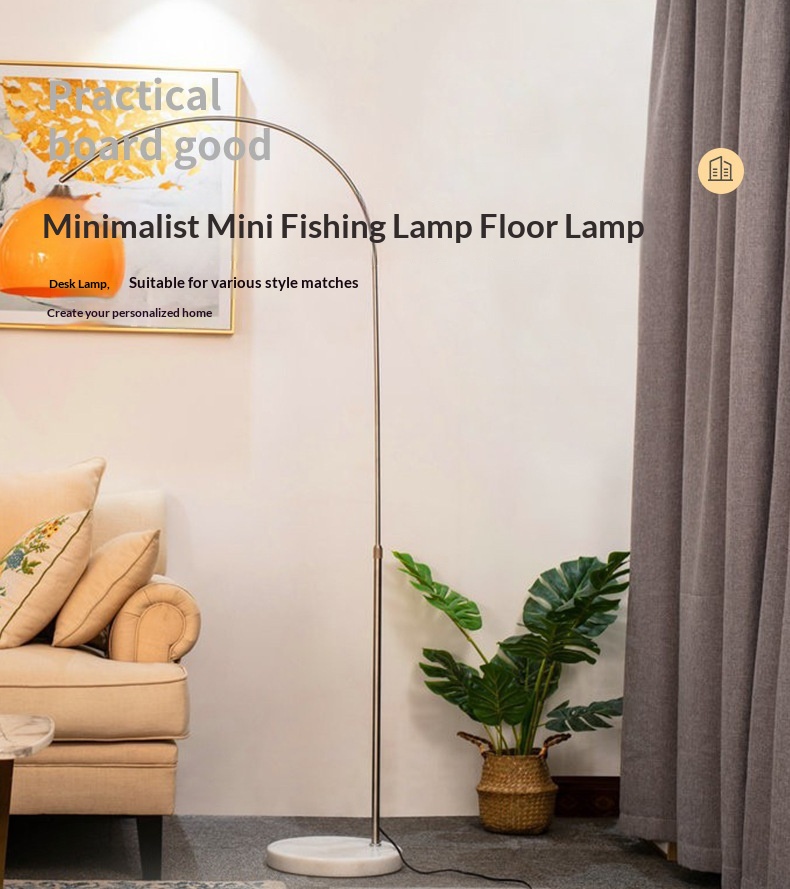 Luminária de Chão LED Minimali - Floor Lamp Arched avaliação e preço