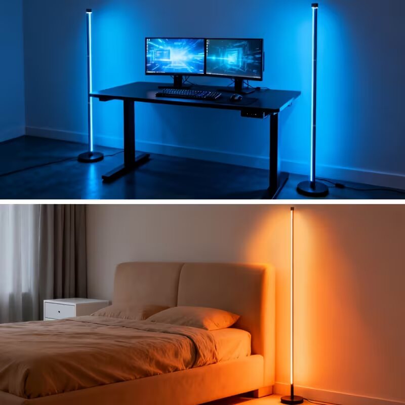 Luminária de Chão RGBIC LED, O - Floor Lamp Arched avaliação e preço